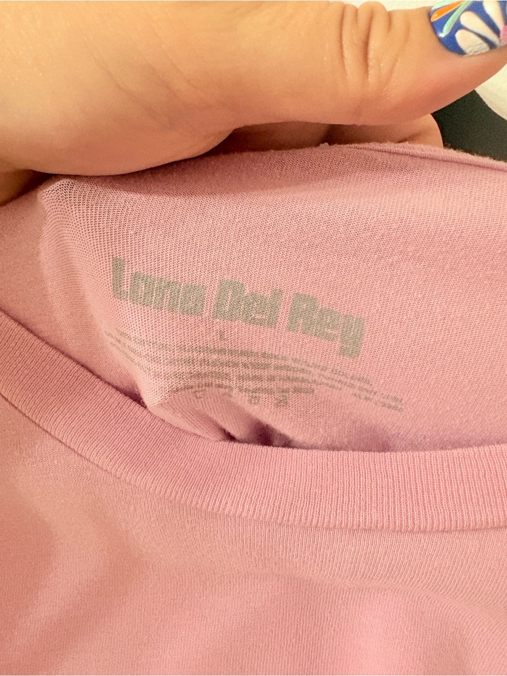 LANA DEL REY 'There's A Tunnel Under Ocean Boulevard' Pink Merch T-Shirt L - Picture 4 of 4